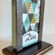 Accessoire de cheminee porte-allumettes vintage