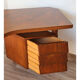 Bureau vintage "Boomerang" en bois massif 1950