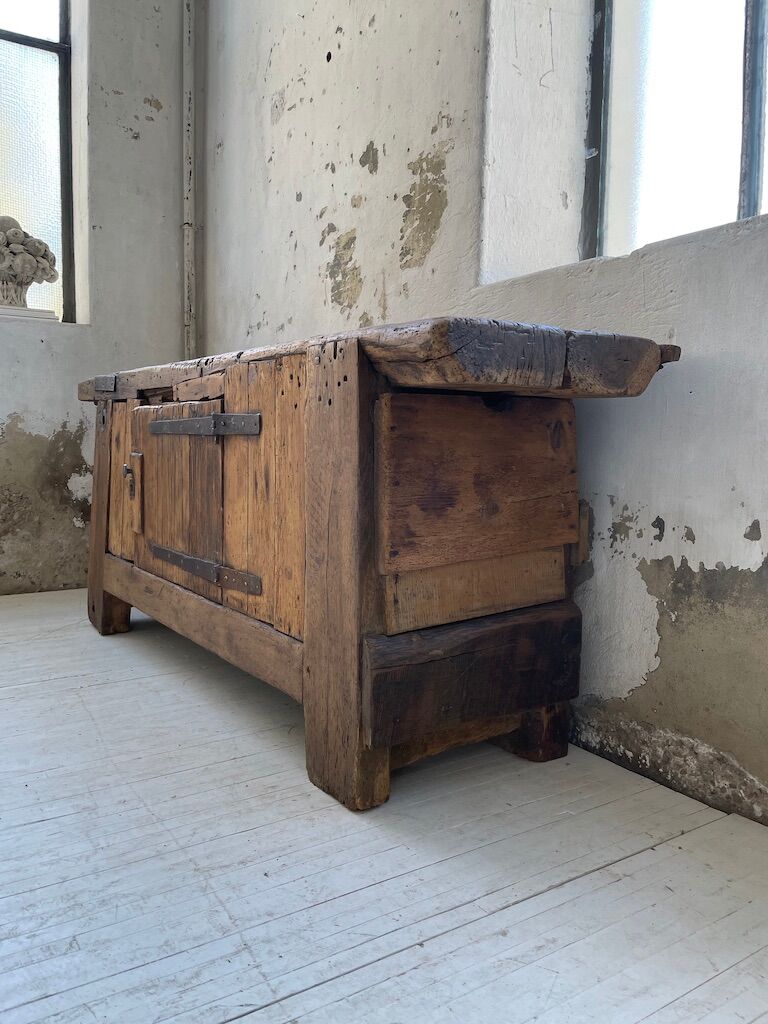 Established former brutalist console oak pine