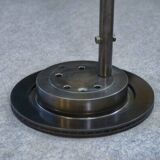 1950s Adjustable Industrial Metal Workshop Floodlight Floor Lamp