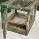 Cage à oiseaux en bois et acier