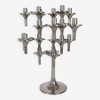 Set of 7 BMF "Orion" candle holders with foot