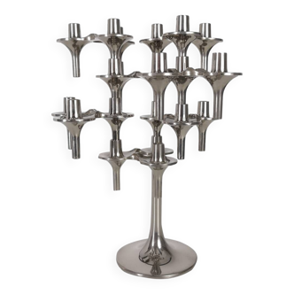 Set of 7 BMF "Orion" candle holders with foot