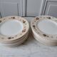 Lot de 10 assiettes plates Salins modèle Simone