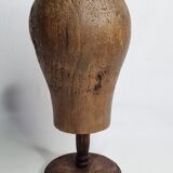 Former wooden milliner's head, 1900