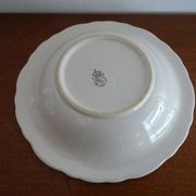 KG Lunéville earthenware ashtray with flower motifs Ø 18.5 cm