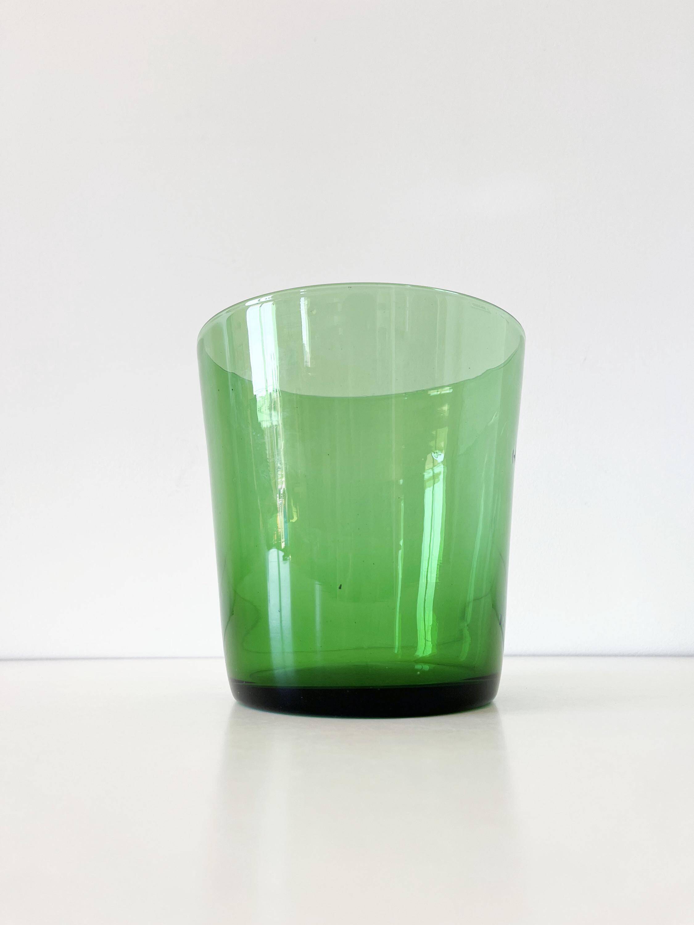 Blown glass plant pot, Empoli, Italy, 1960