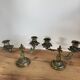 Set of 2 bronze candlesticks