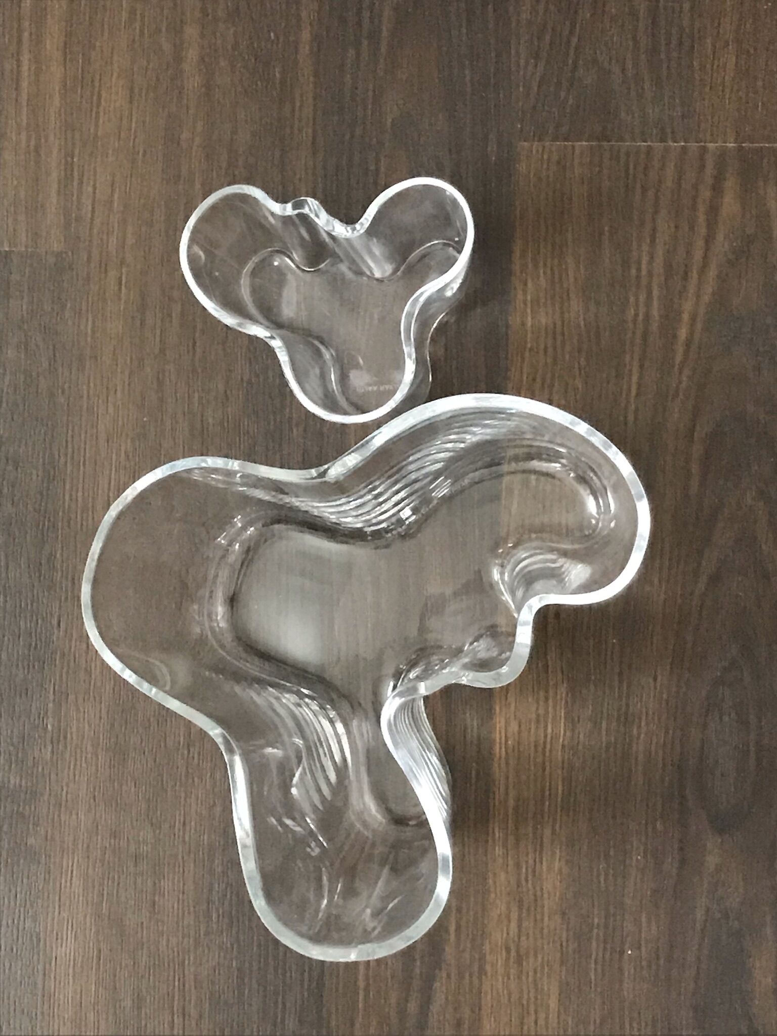 Duo of vases savoy design Alvar Aalto