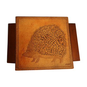 Sandstone and wood triflies by Roger Capron