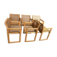 6 chaises cannées