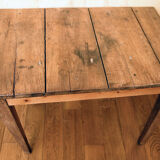 Old small oak farmhouse table.