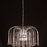 Lady Isabelle Murano Chandelier White Drops, 1980s