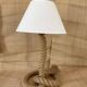 Cord lamp and cotton lampshade