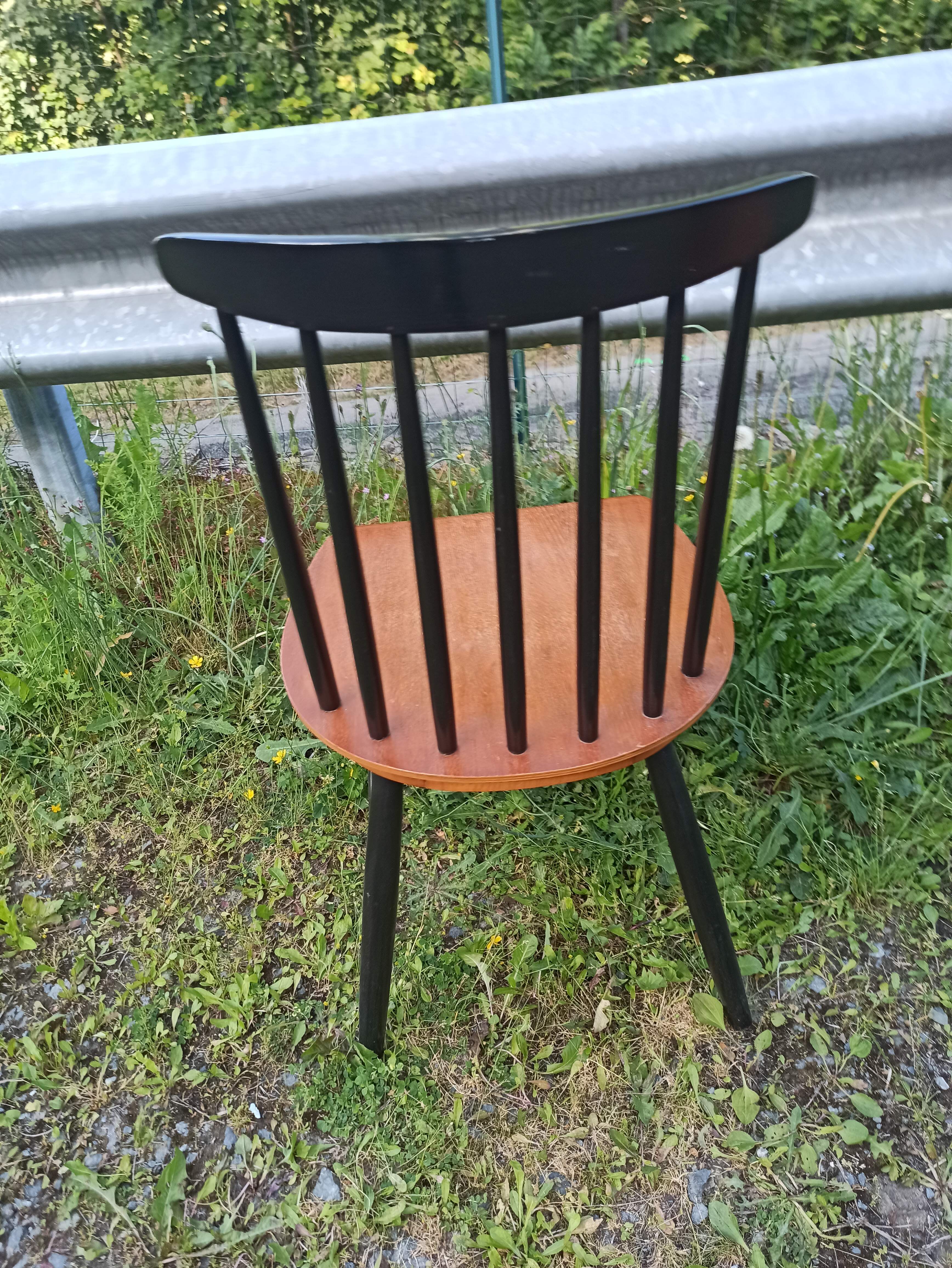 Paire chaises fanett par Ilmari Tapiovaara années 60