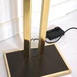 Brass lamppost and 80s plexiglass