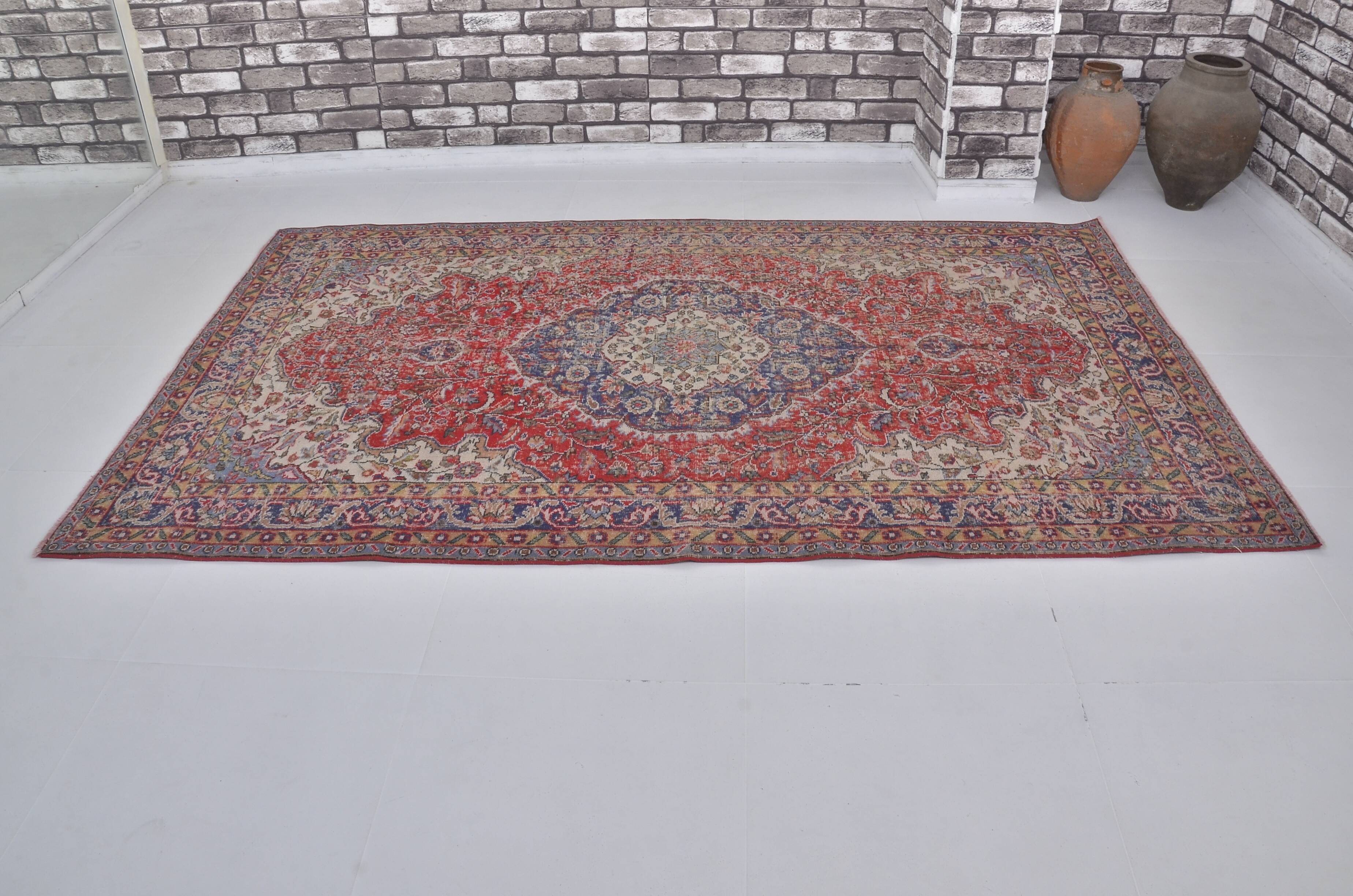 Geometric Design Oushak Rug sku 2320