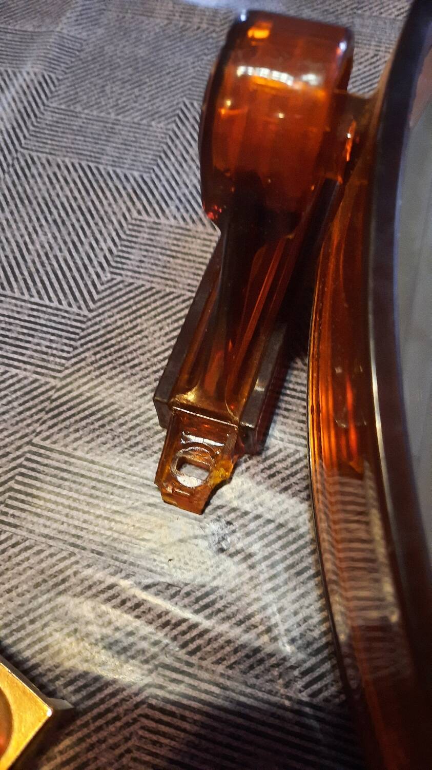 Ensemble 2 miroirs et 2 porte manteau année 70