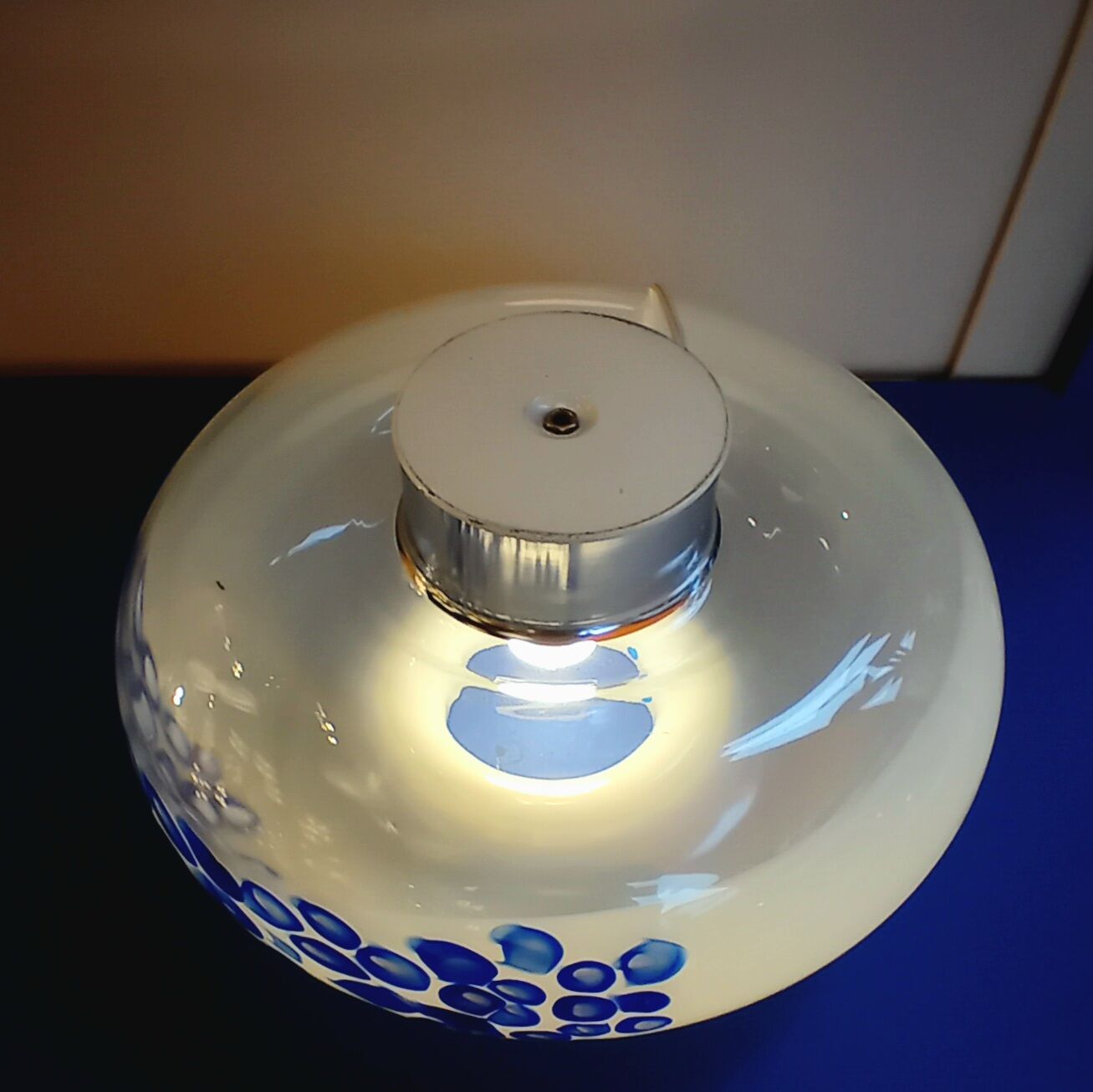 Murano glass table lamp Angelo Brotto by Esperia Circa 1970