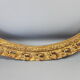 Old oval frame open wood