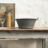 Bassine en zinc ancienne
