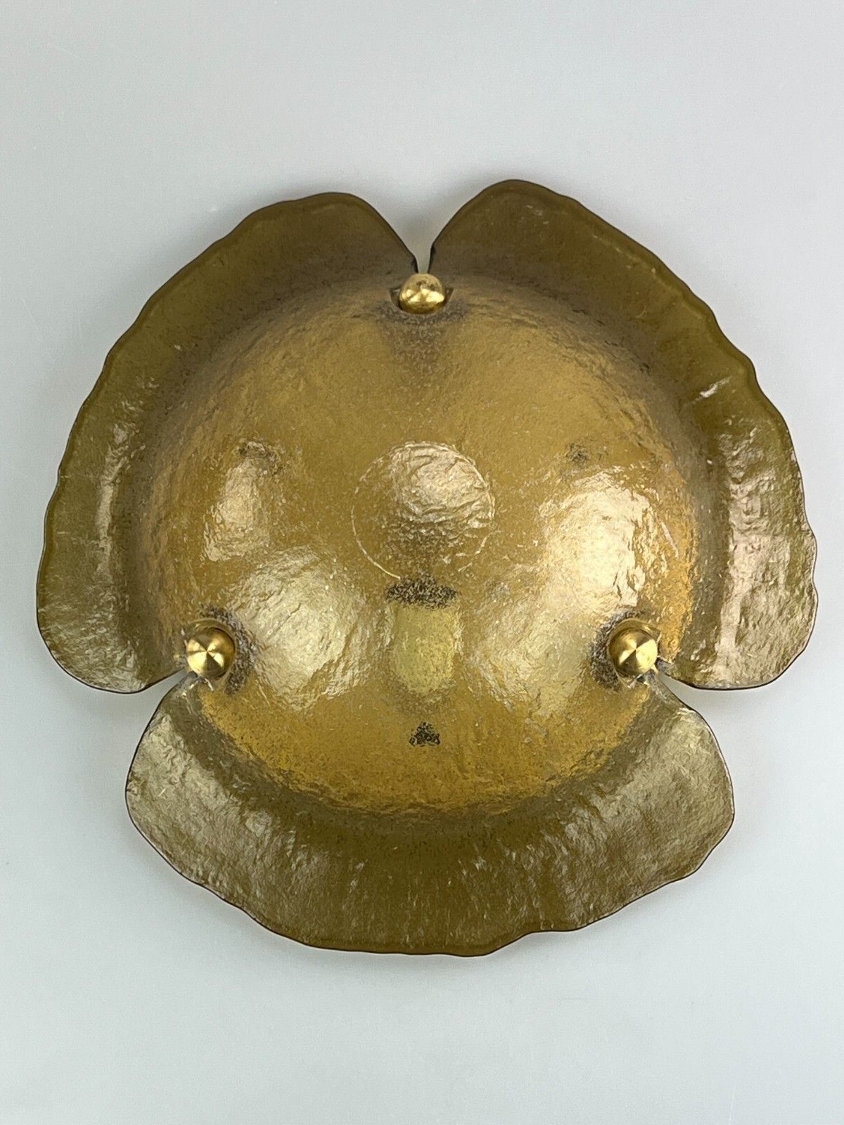 60s 70s Peill & Putzler ceiling lamp glass space design lamp