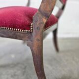 Vintage antique pink chair / armchair