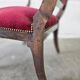Chaise / fauteuil rose antique vintage
