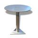 Table round Bistro / gray steel table