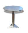 Table round Bistro / gray steel table