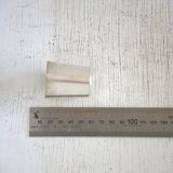 Art deco crystal and silver plated shaker