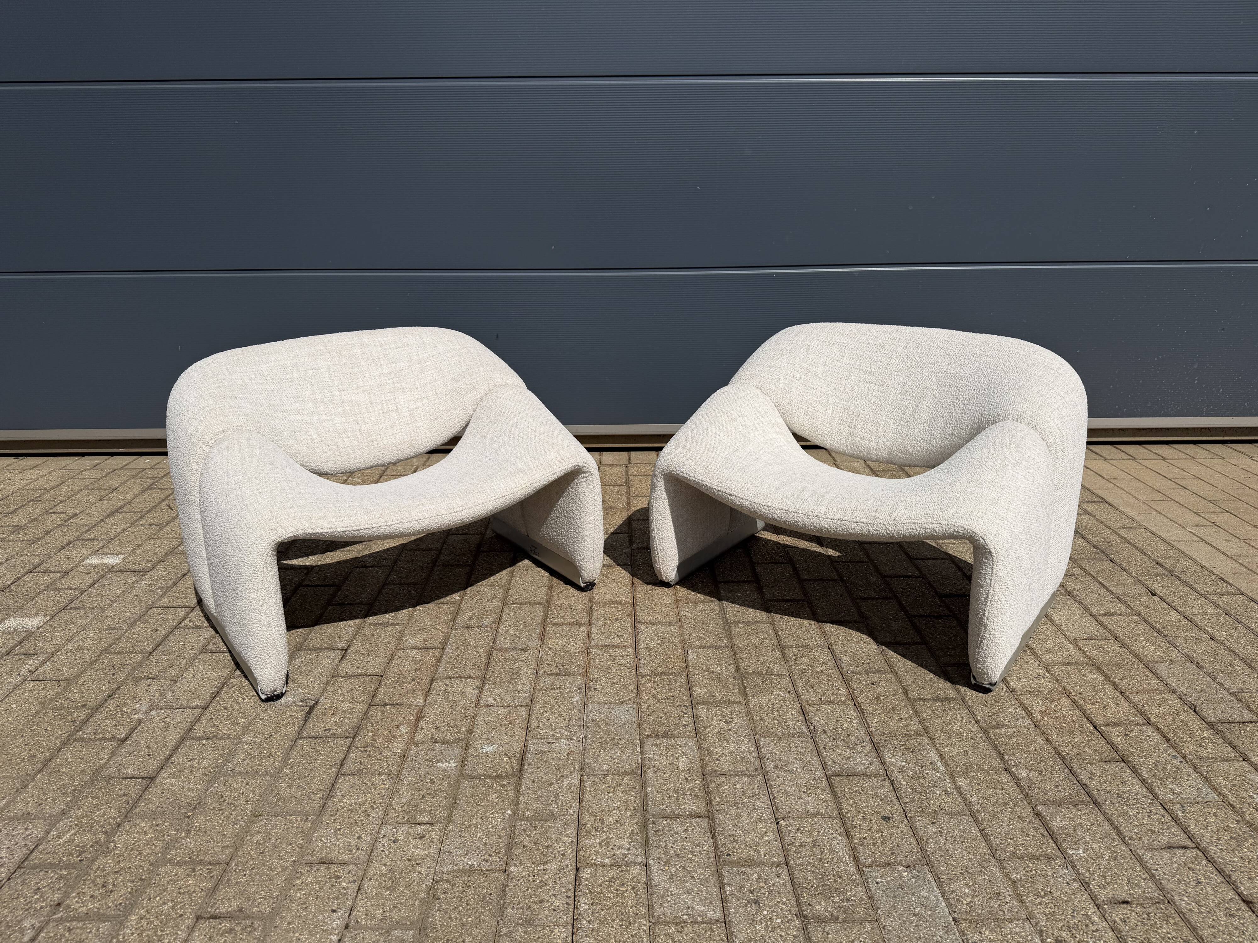 Artifort F598 Groovy armchairs in perfect condition!! Pierre Paulin