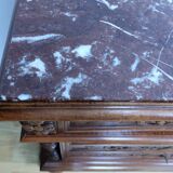 Walnut Commode by P. Guinand-Leglas, Renaissance style – 1920