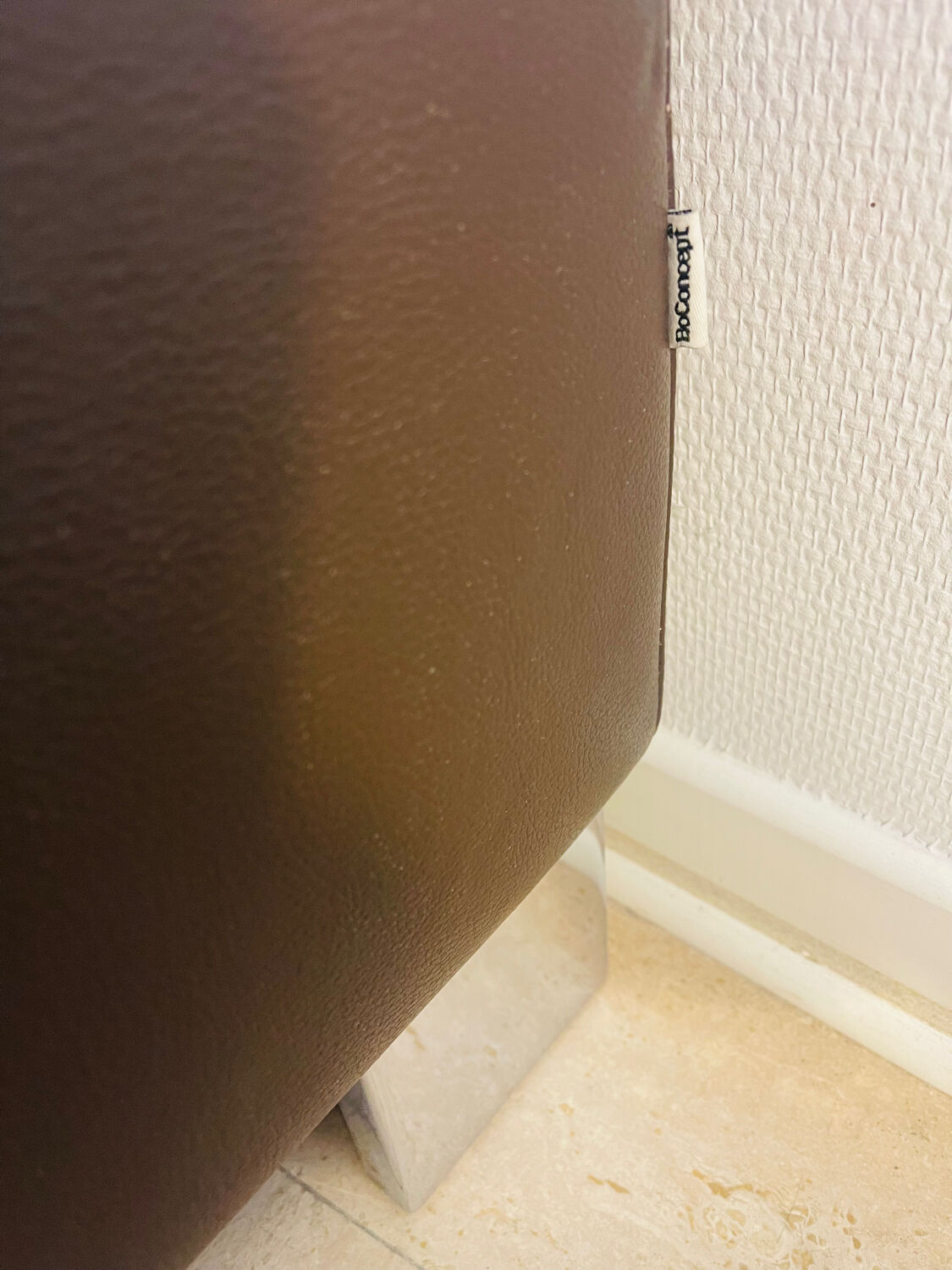 "Bahia" canapé BoConcept brown leather, 2016