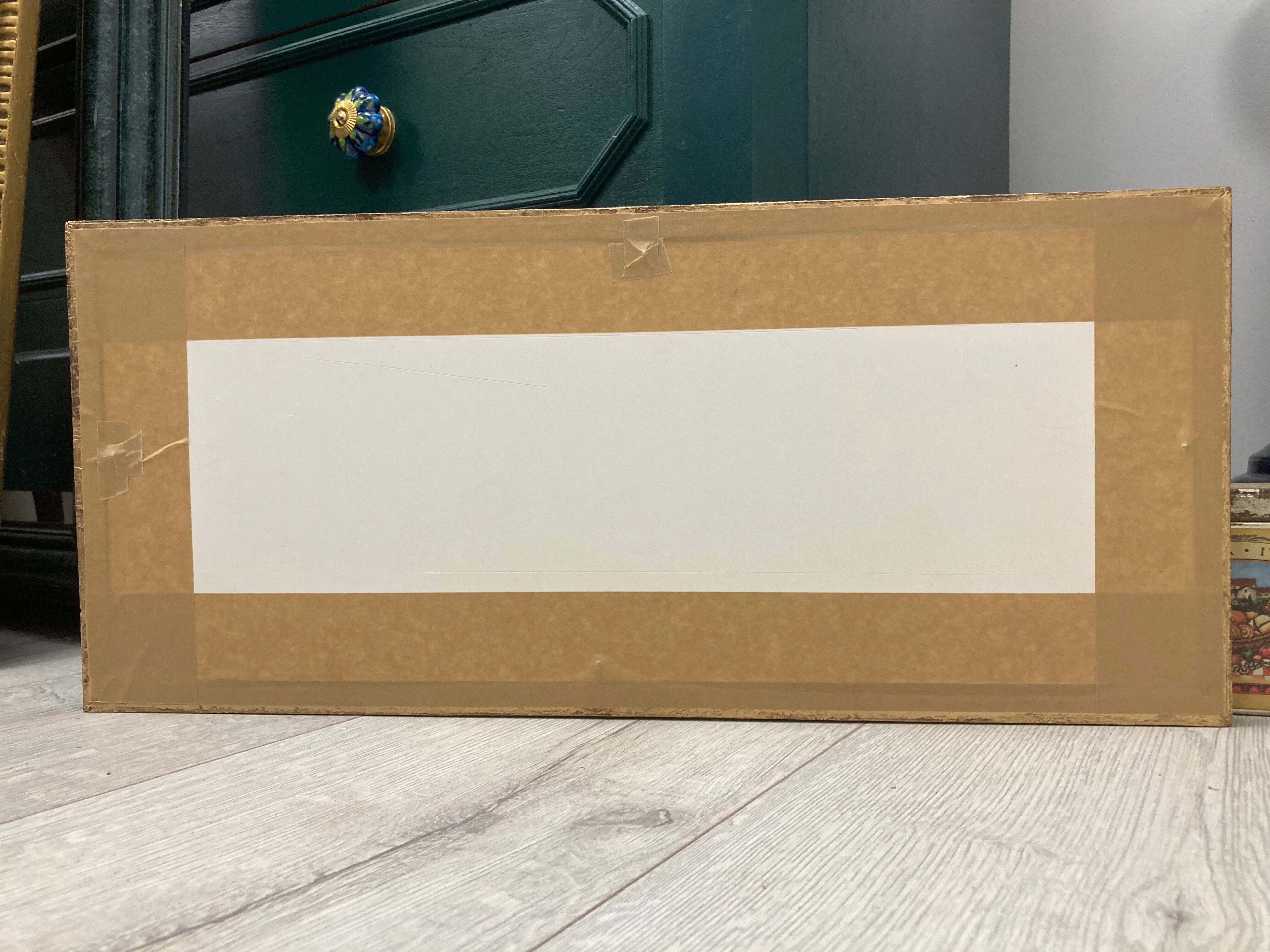 Framed landscape painting