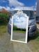 Antique mirror with pediment 174/94 cm