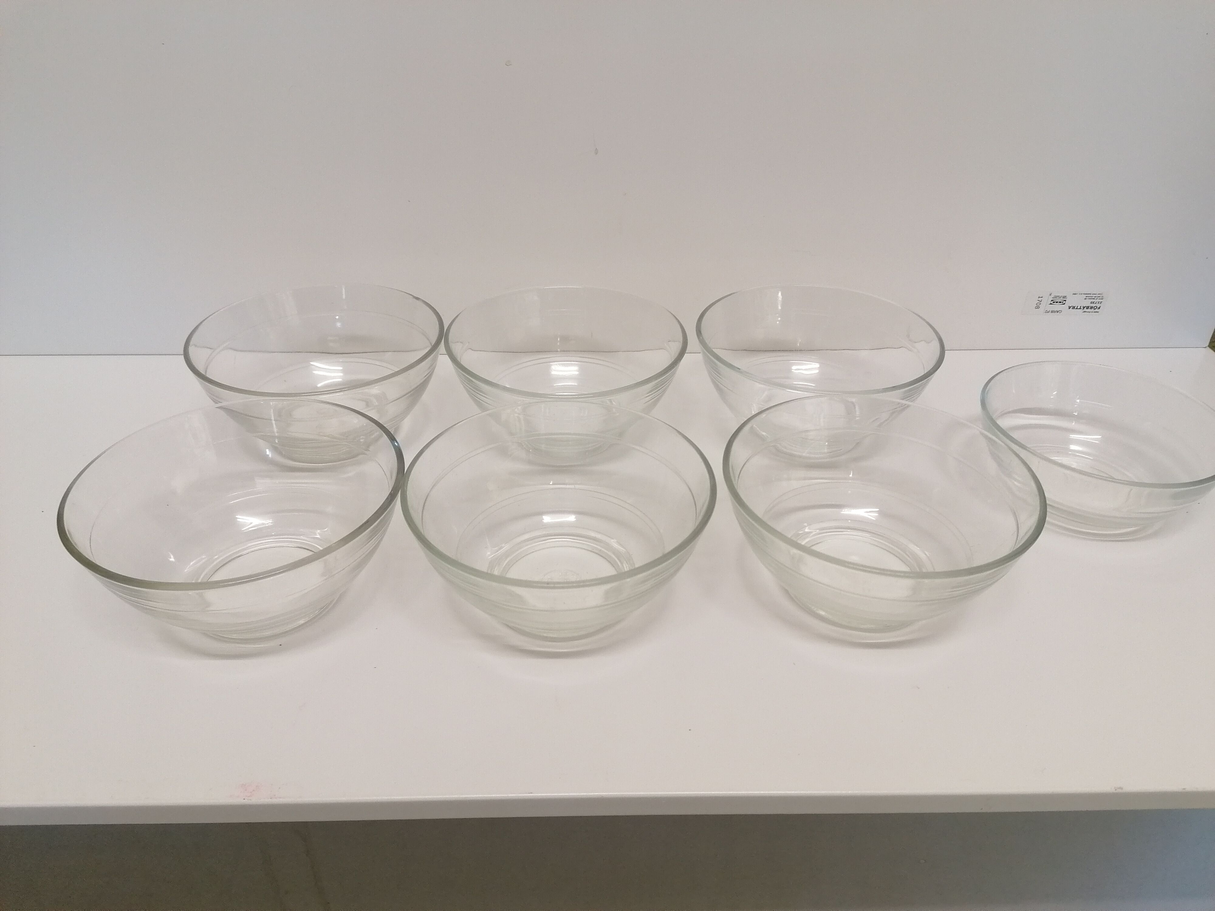 6 vintage Duralex bowls