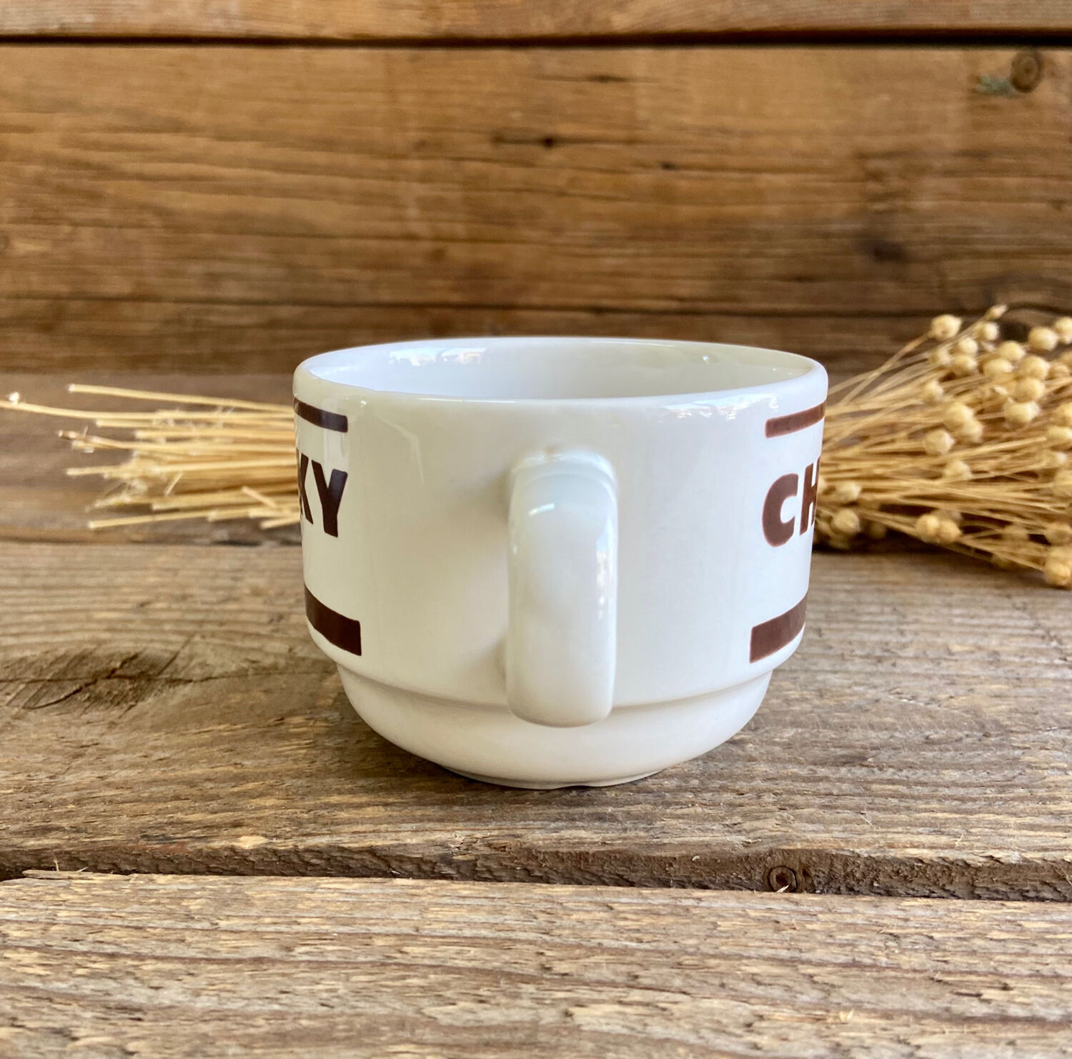 3 vintage choky cups