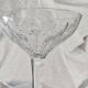 1 Val Saint Lambert crystal champagne glass, Nestor model, Hamle cut