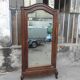 Old hosiery shell mirror cabinet Louis XV XIXth century beveled mirror mercury 2 drawers
