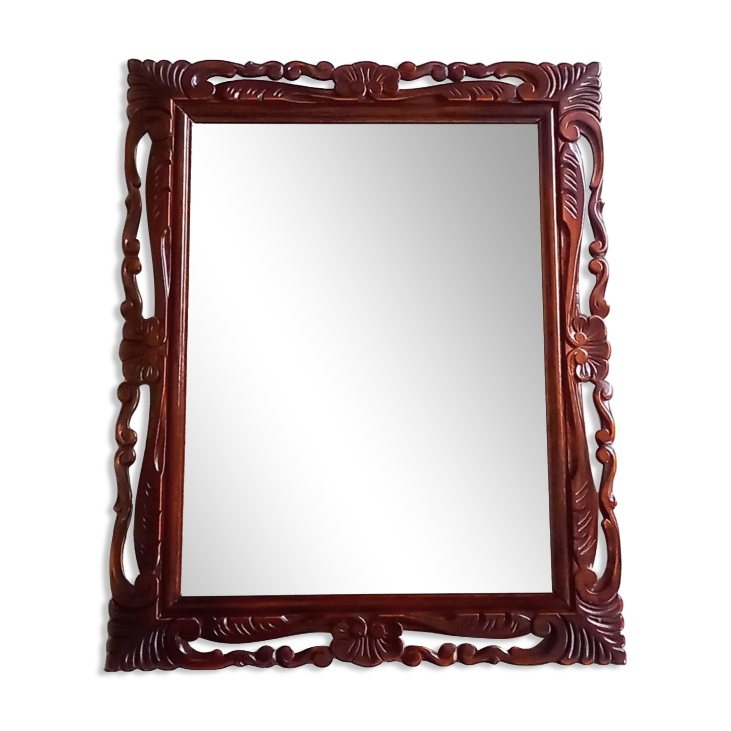 Large carved mirror neobaroque style