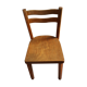Chaise bistrot enfant bois