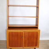 Vintage Scandinavian teak library – Sven Dyrlund – 1960s