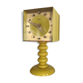 Horloge moderniste métal allemande années 70