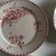 Set of 12 dinner plates of Sarreguemines land of iron décor Vega early 20th