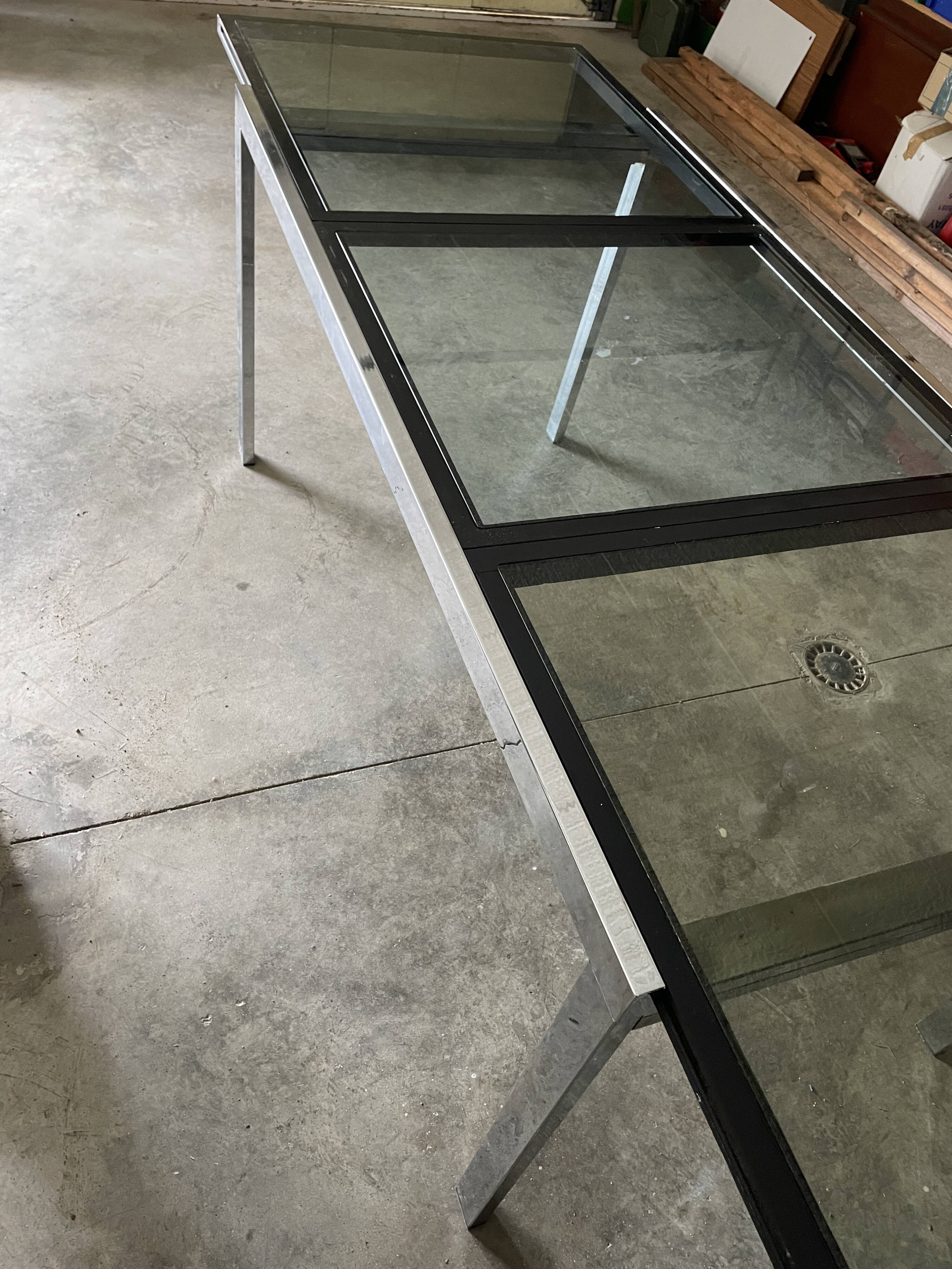 Milo Baughman extendable dining table