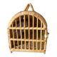 Rattan cat transport basket