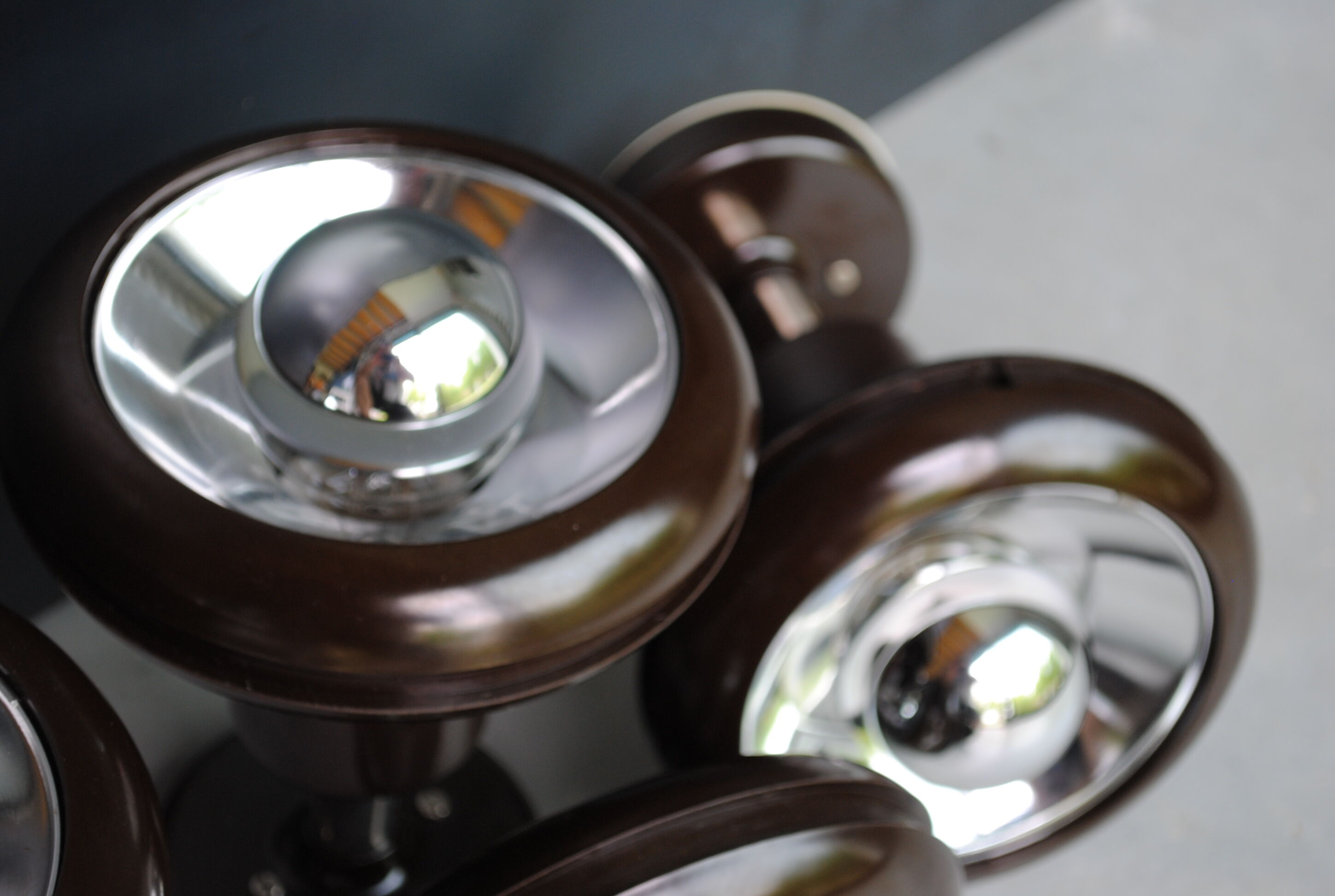 Set of 4 wall lamps Raak year 70