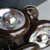 Set of 4 wall lamps Raak year 70