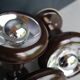 Set of 4 wall lamps Raak year 70